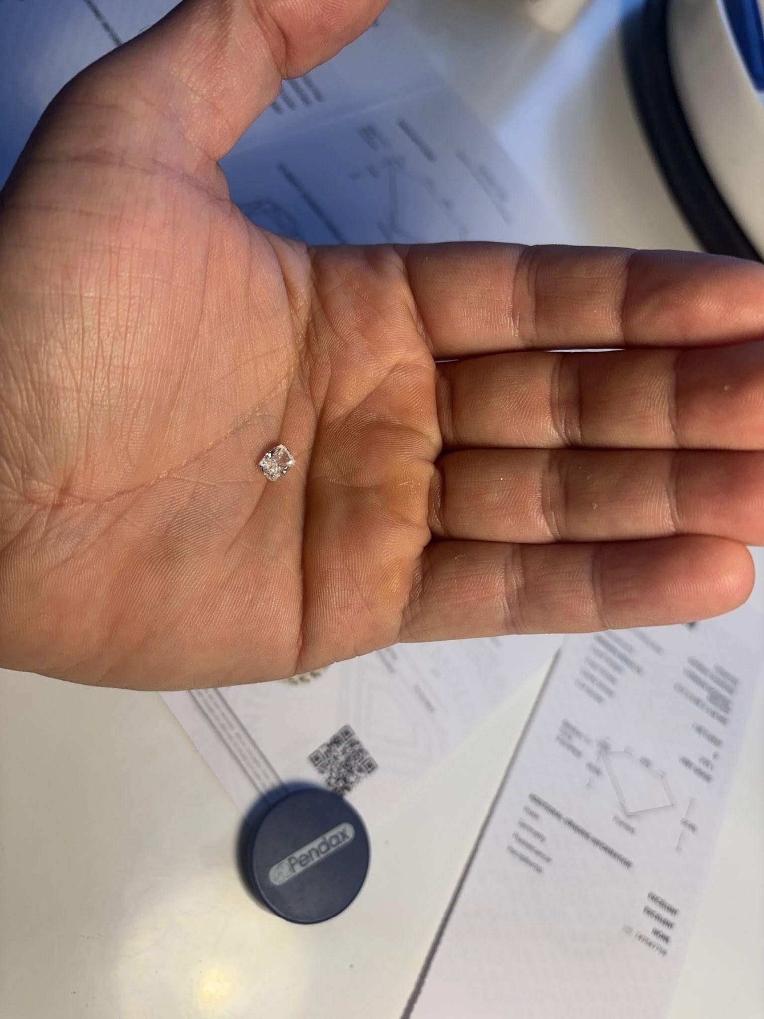 1.00 ct D-Color Diamond Pendant | VVS1 Clarity – IGI Certified & Laser-Verified