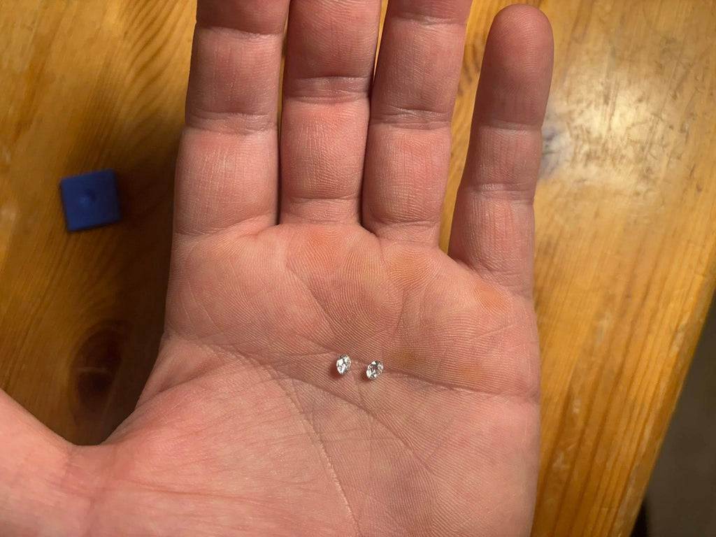 Matching Pair Natural Diamonds – 0.60 ct Total (0.30 ct Each) – Round Brilliant – D / VVS1 – GIA Certified & Laser Inscribed