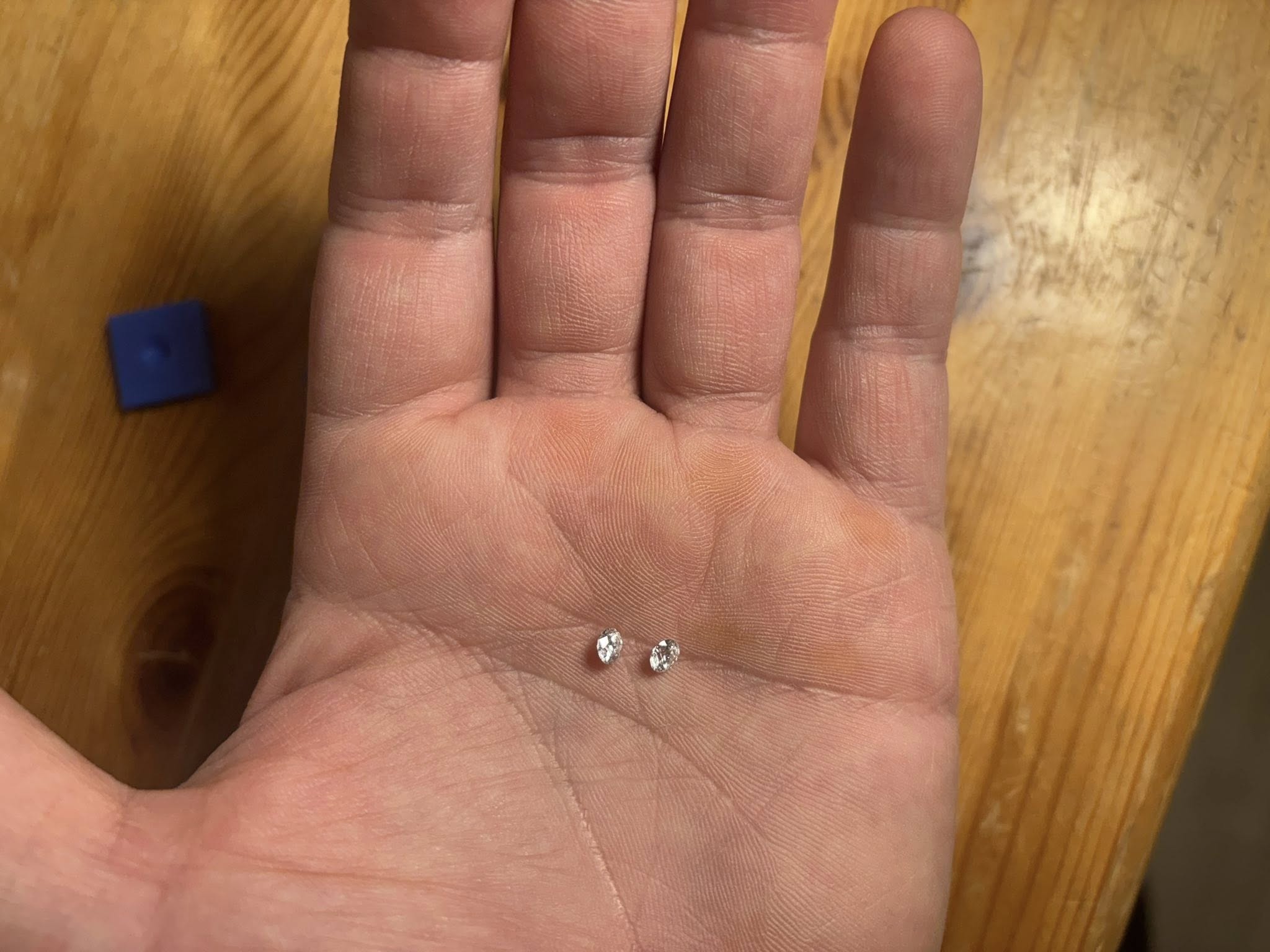 Matching Pair Natural Diamonds – 0.60 ct Total (0.30 ct Each) – Round Brilliant – D / VVS1 – GIA Certified & Laser Inscribed