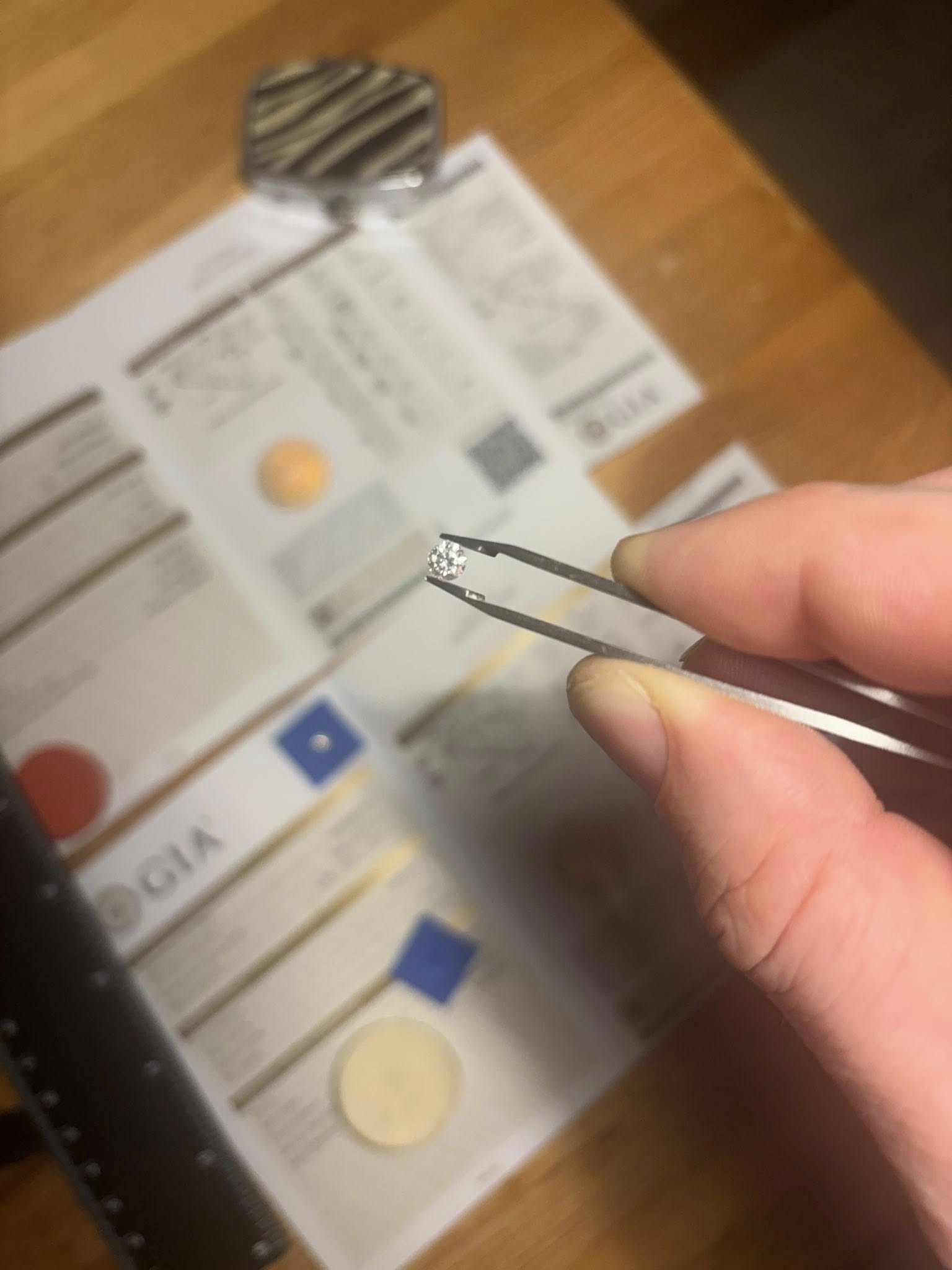 Matching Pair Natural Diamonds – 0.60 ct Total (0.30 ct Each) – Round Brilliant – D / VVS1 – GIA Certified & Laser Inscribed