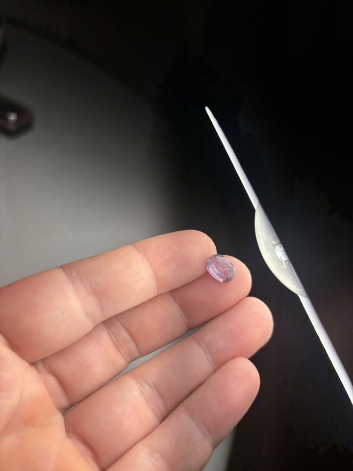 NATURAL COLOR-CHANGE SAPPHIRE – 3.07 CT OVAL CUT · TANZANIA · BELLEROPHON CERTIFIED · NO TREATMENT