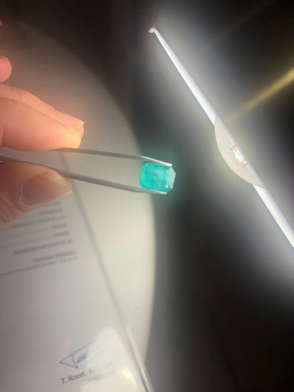 NATURAL ZAMBIAN EMERALD – 4.77 CT OCTAGONAL CUT · ZAMBIA (KAFUBU) · BELLEROPHON CERTIFIED · VIDEO INCLUDED