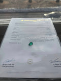 Natural Emerald 3.155 ct – Pear Cut – Bellerophon Certified