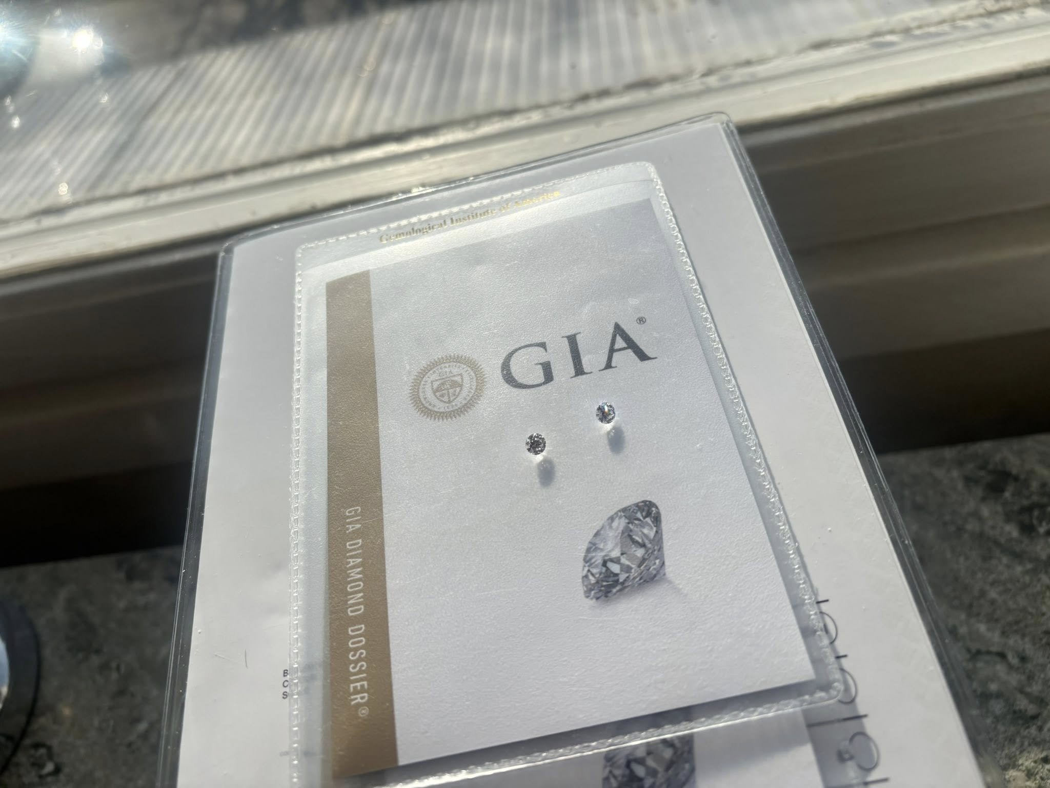 Exclusively matched pair of natural diamonds – 0.82 ct total (D / IF, Triple Excellent)